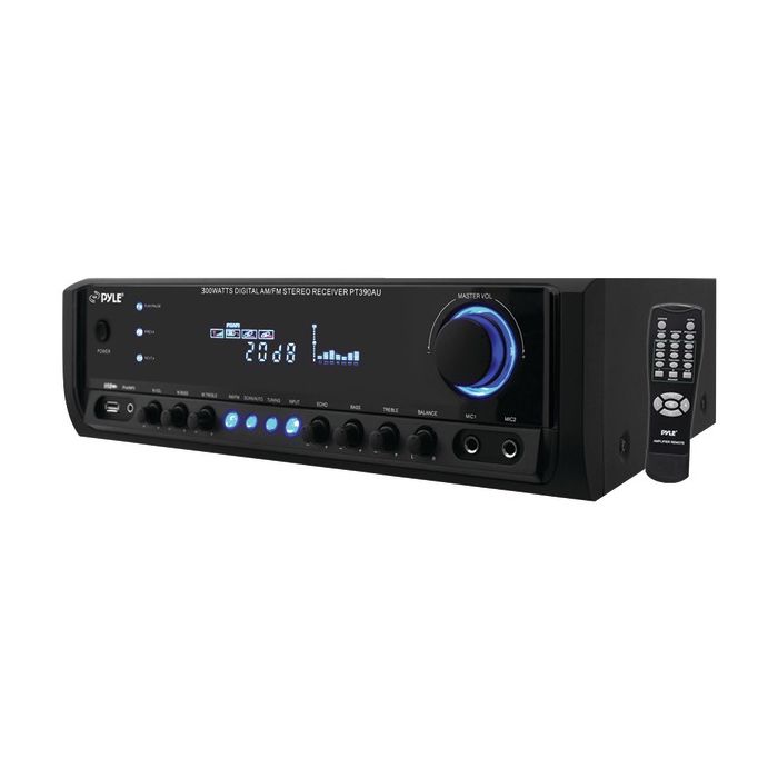 Pyle Home PT390AU 300-Watt Digital Home Stereo Receiver System