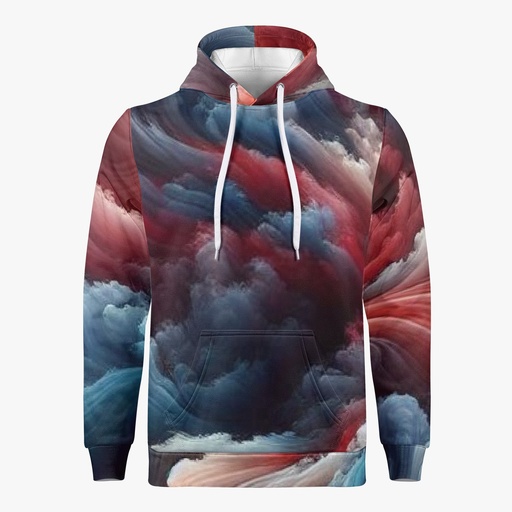 Smokey Red White and Blue Hoodie